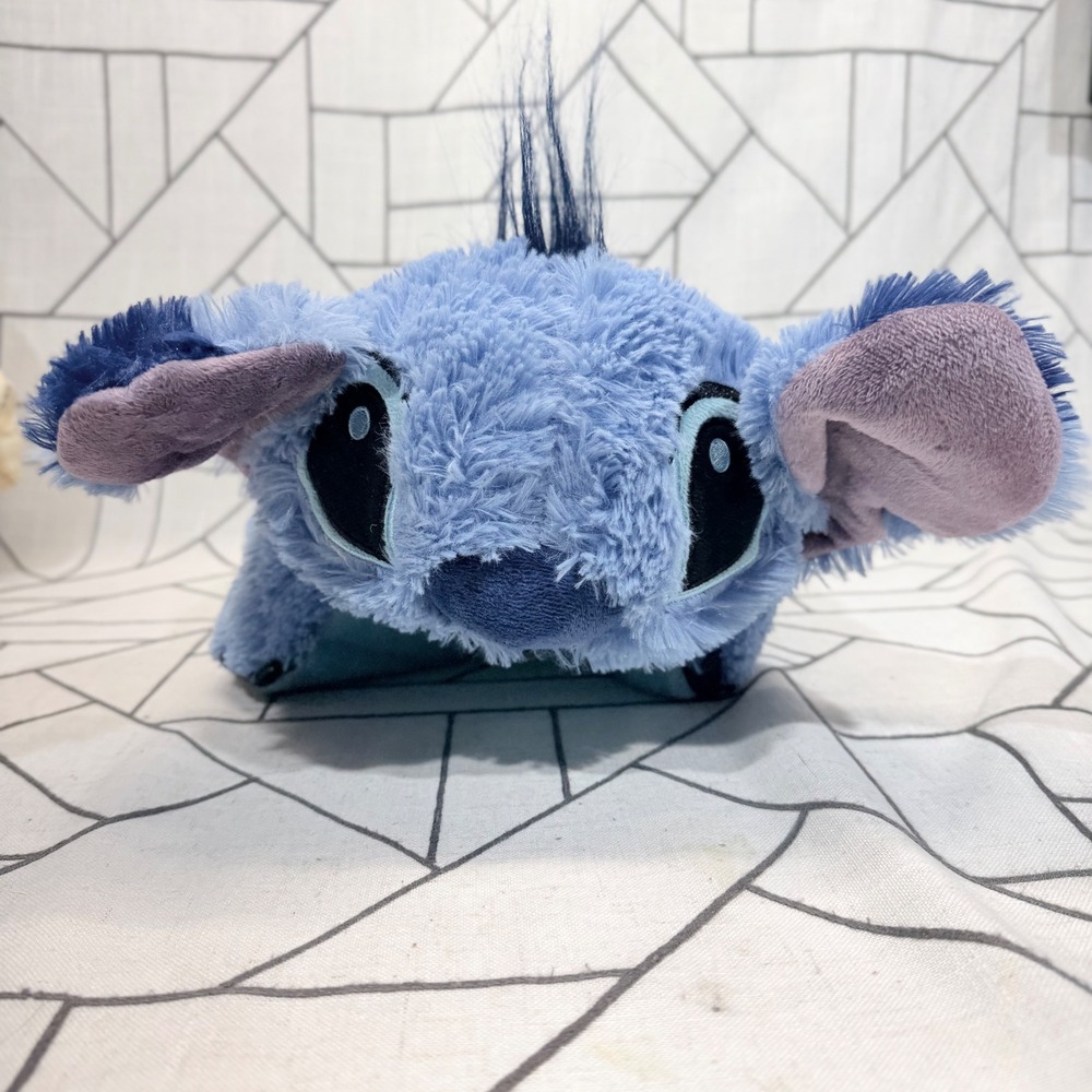 Pillow Pets Disney Stitch Plush 16" Blue Lilo & Stitch Transforming Pillow Toy